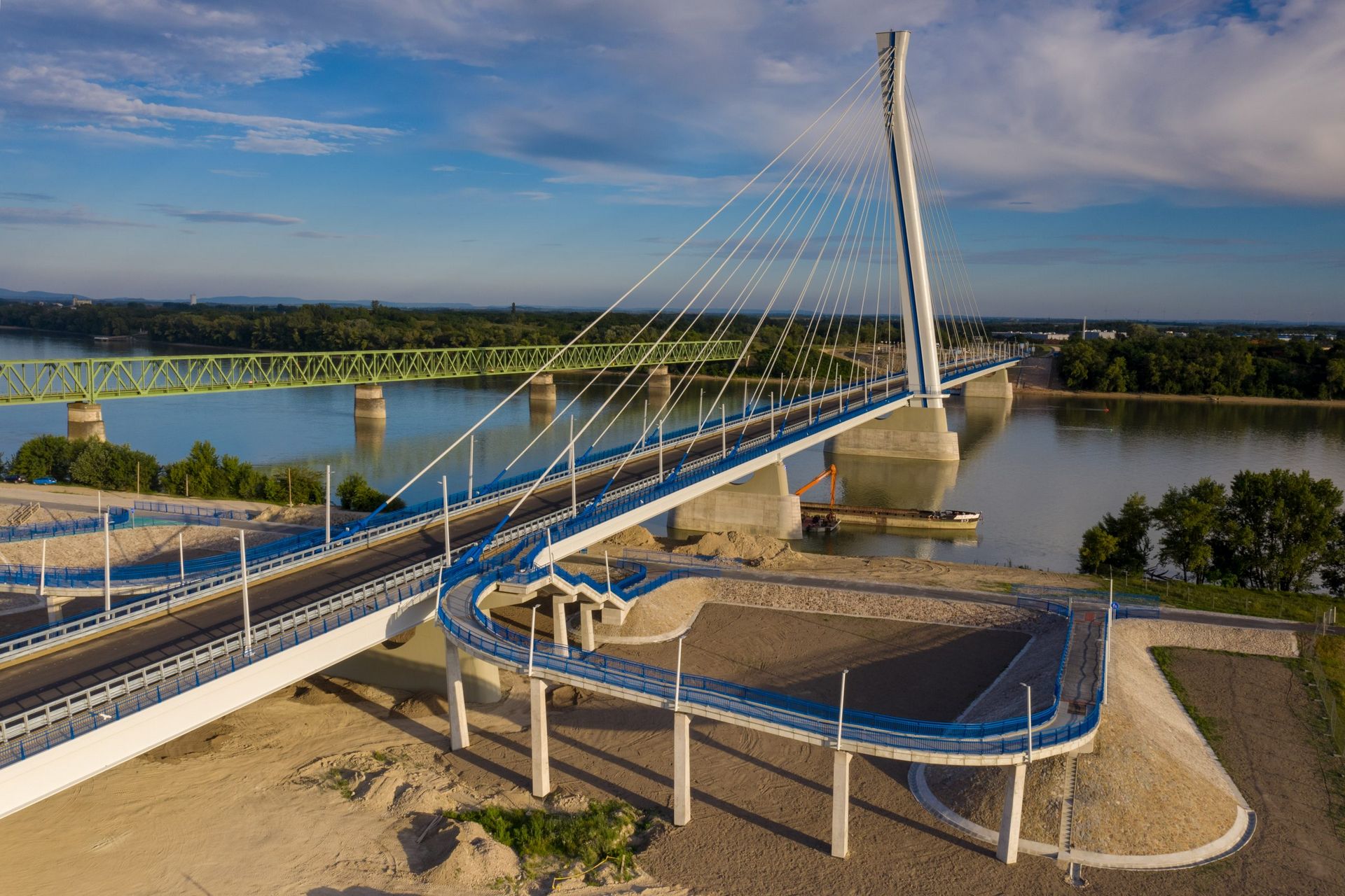 Ismeretlen szerző - NIF - Monostori híd, Komárom