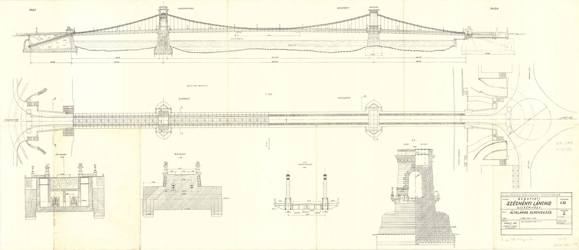 Széchenyi Lánchíd, Budapest - BFL XV.17.d.322.a.101