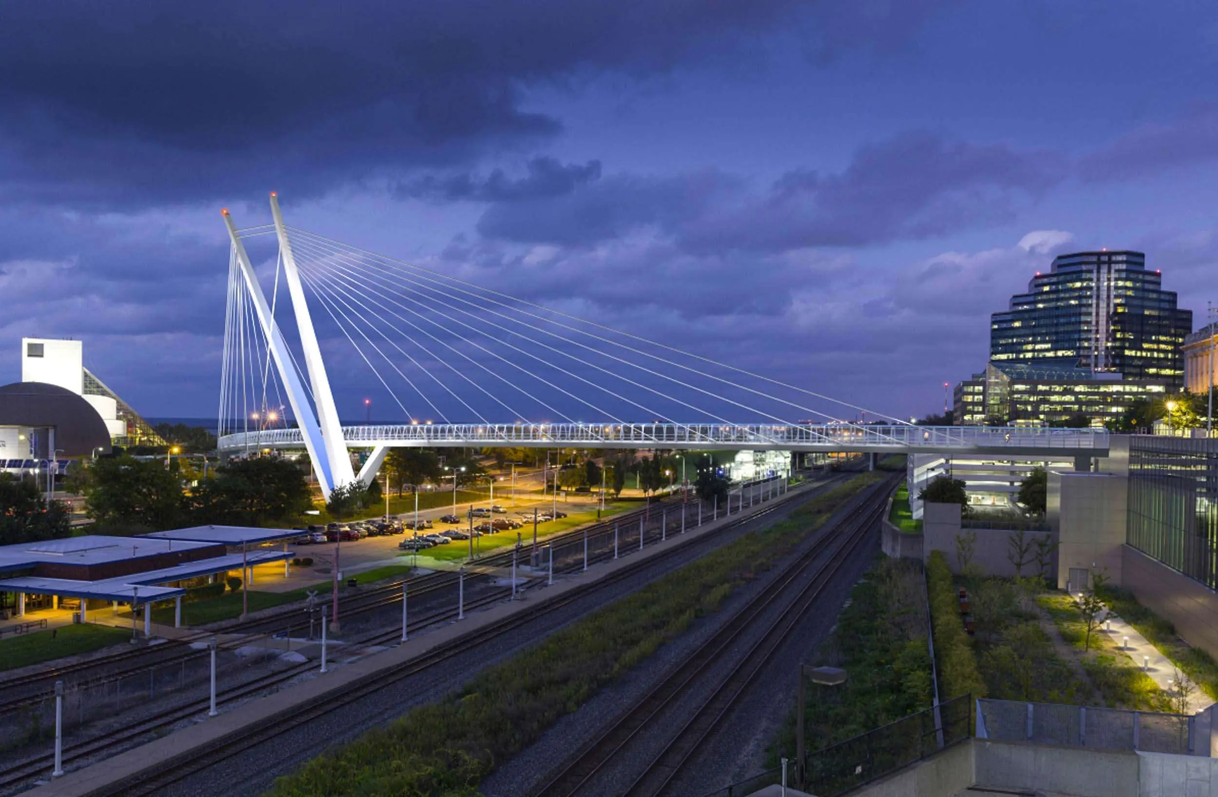Látványterv - Cleveland Lakefront Bridge, Cleveland