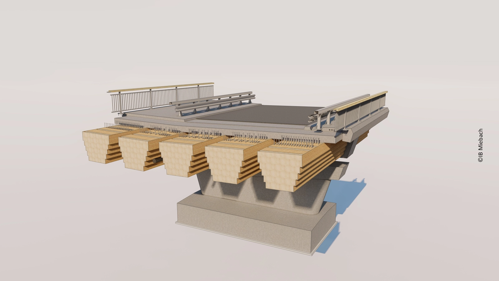 Látványterv - IB Miebach - Brücke Haslach - 2025