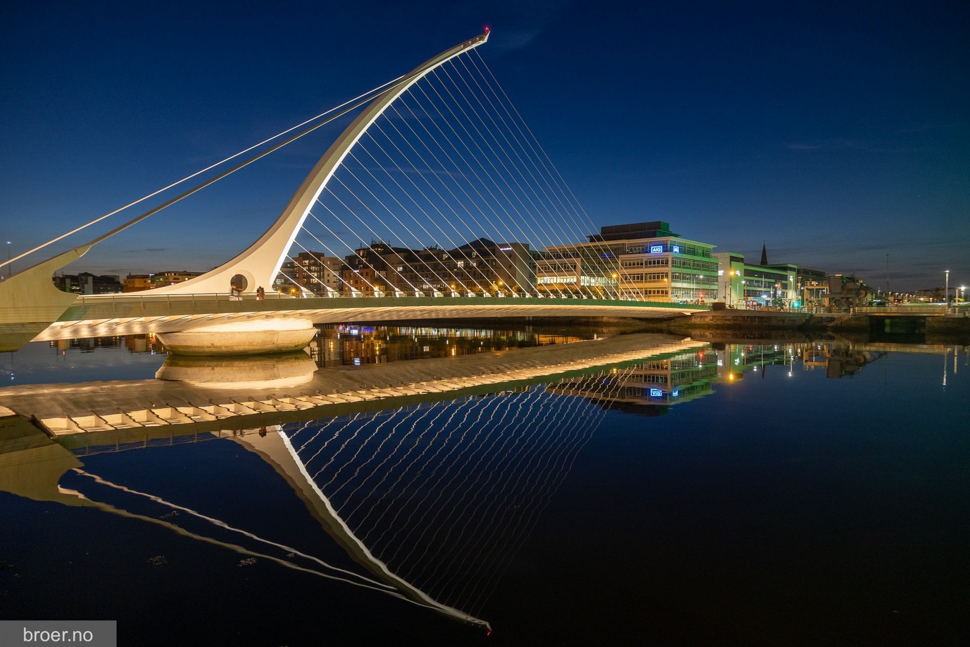 Ismeretlen szerző - broer.no - Samuel Beckett Bridge, Dublin