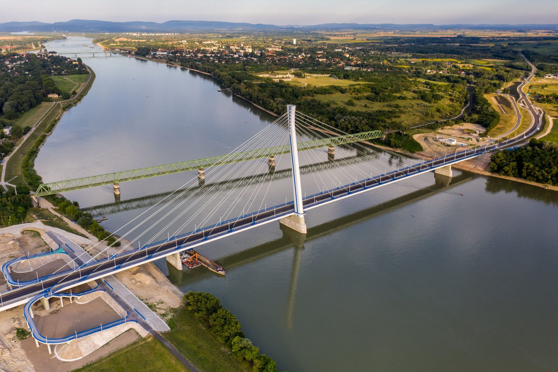 Ismeretlen szerző - NIF - Monostori híd, Komárom