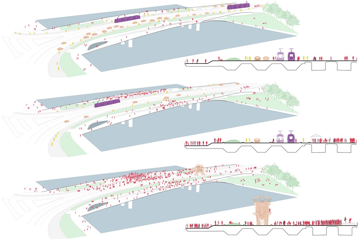 Tervlap - Pont Anne de Bretagne, Nantes - Feichtinger Architects